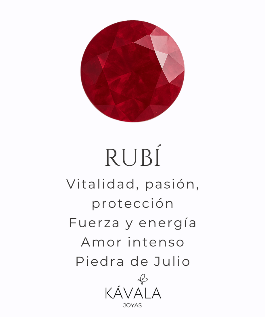 AROS PLATA GRAN MANDALA CON PIEDRAS DE RUBÍ Y AGUAMARINA