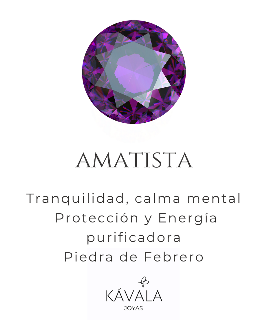 AROS AMATISTA Y ARGOLLA BAÑO ORO 18 K CON CIRCONES