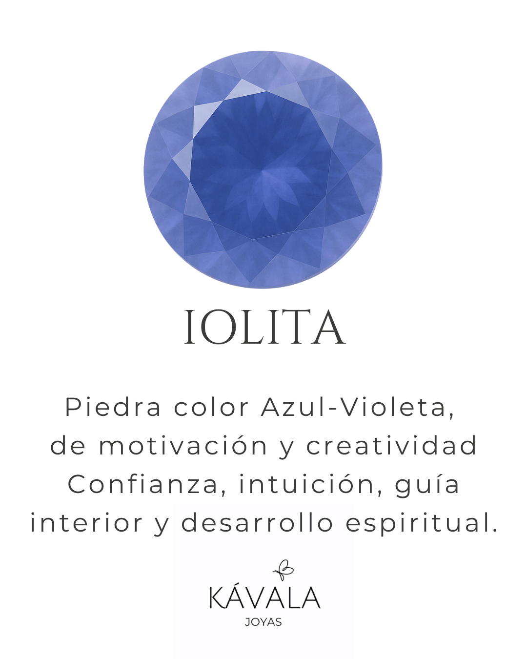 AROS DAISY CON PIEDRA IOLITA, PIEDRA DE LA MOTIVACIÓN