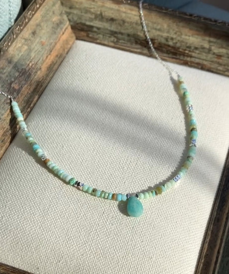 COLLAR AMAZONITA