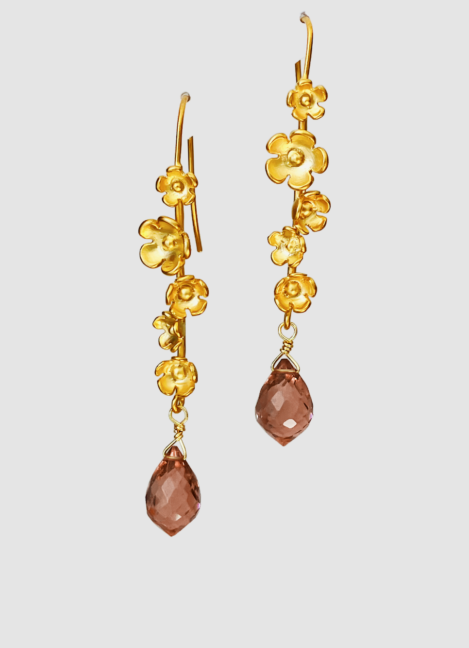 AROS FLORES DE CEREZO  Y  KUNZITA