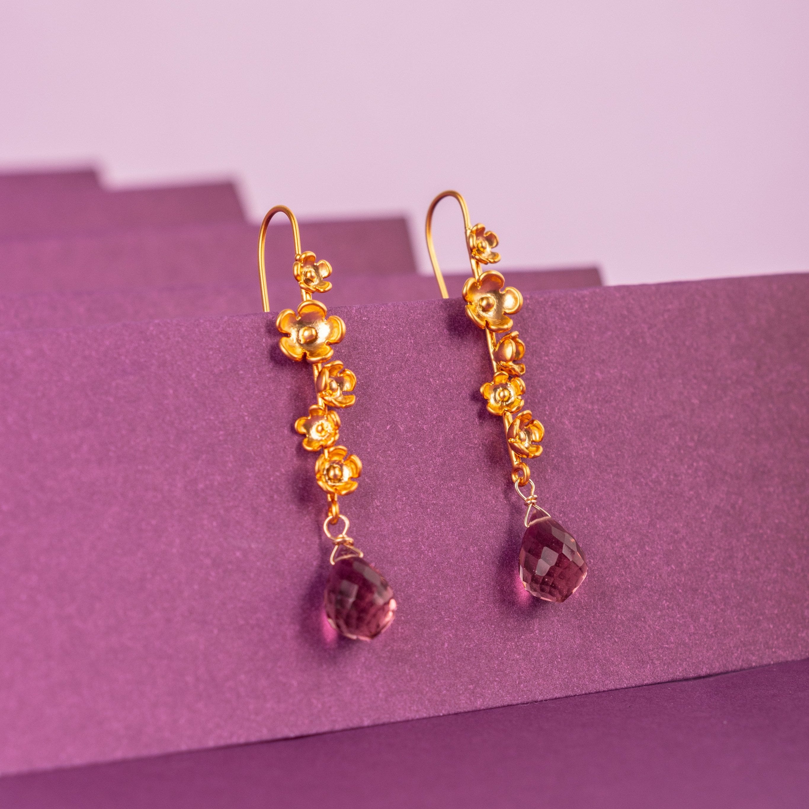 AROS FLORES DE CEREZO  Y  KUNZITA