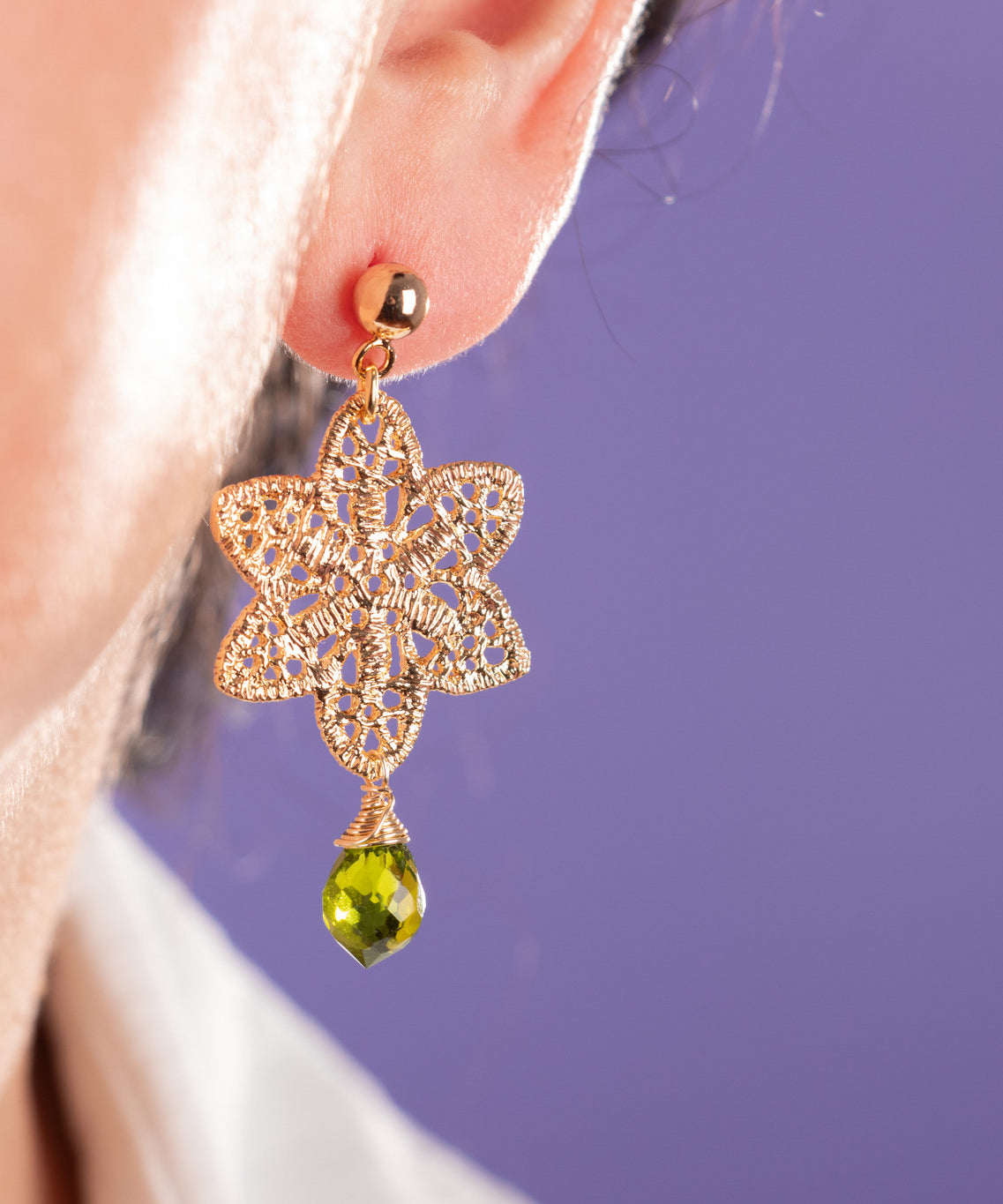 AROS FILIGRANA Y PERIDOTO