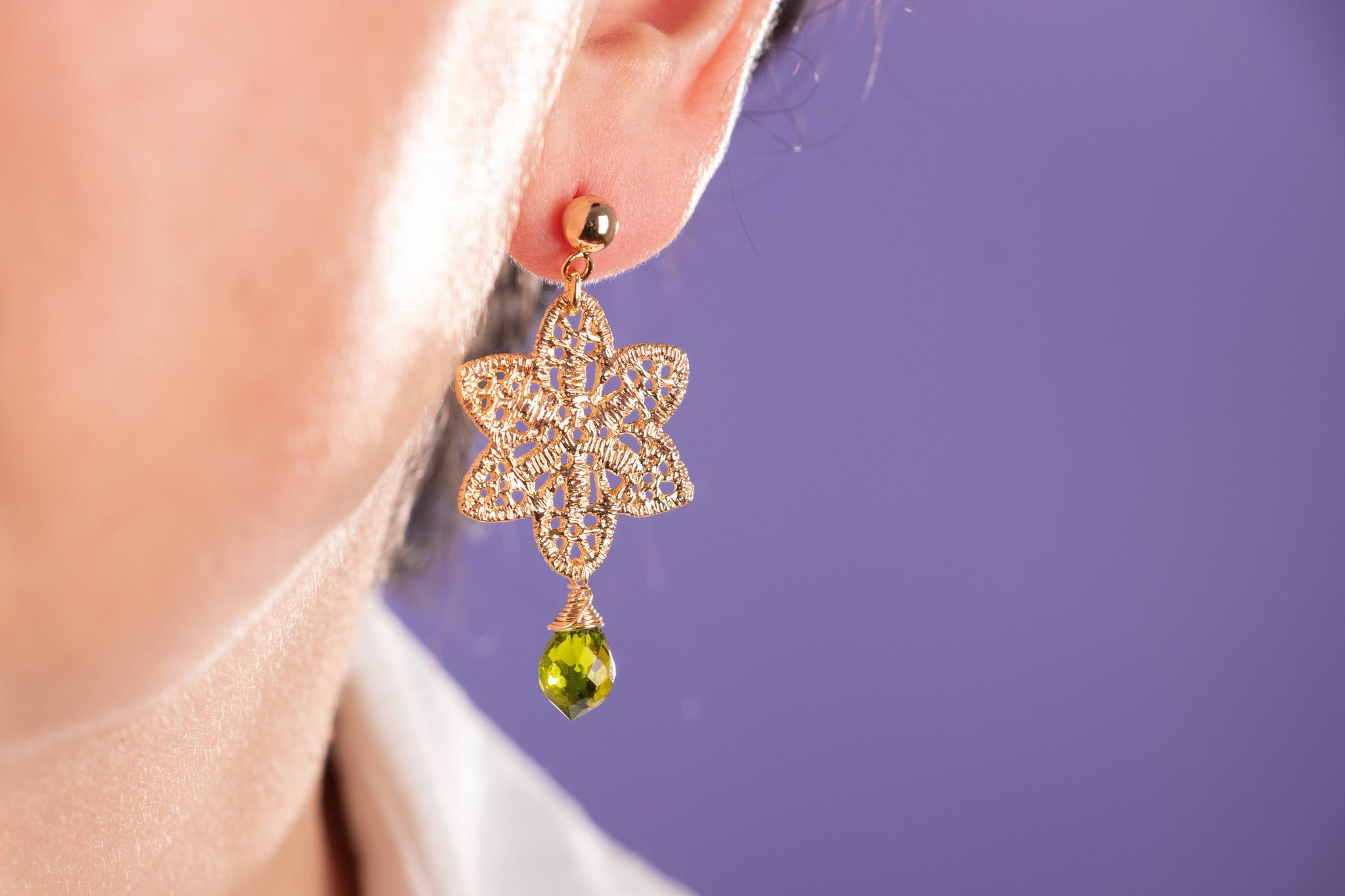 AROS FILIGRANA Y PERIDOTO