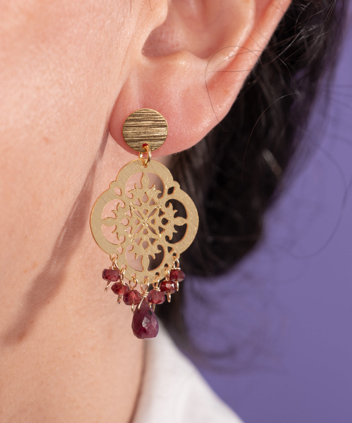 AROS CALADOS  DE  GRANATE