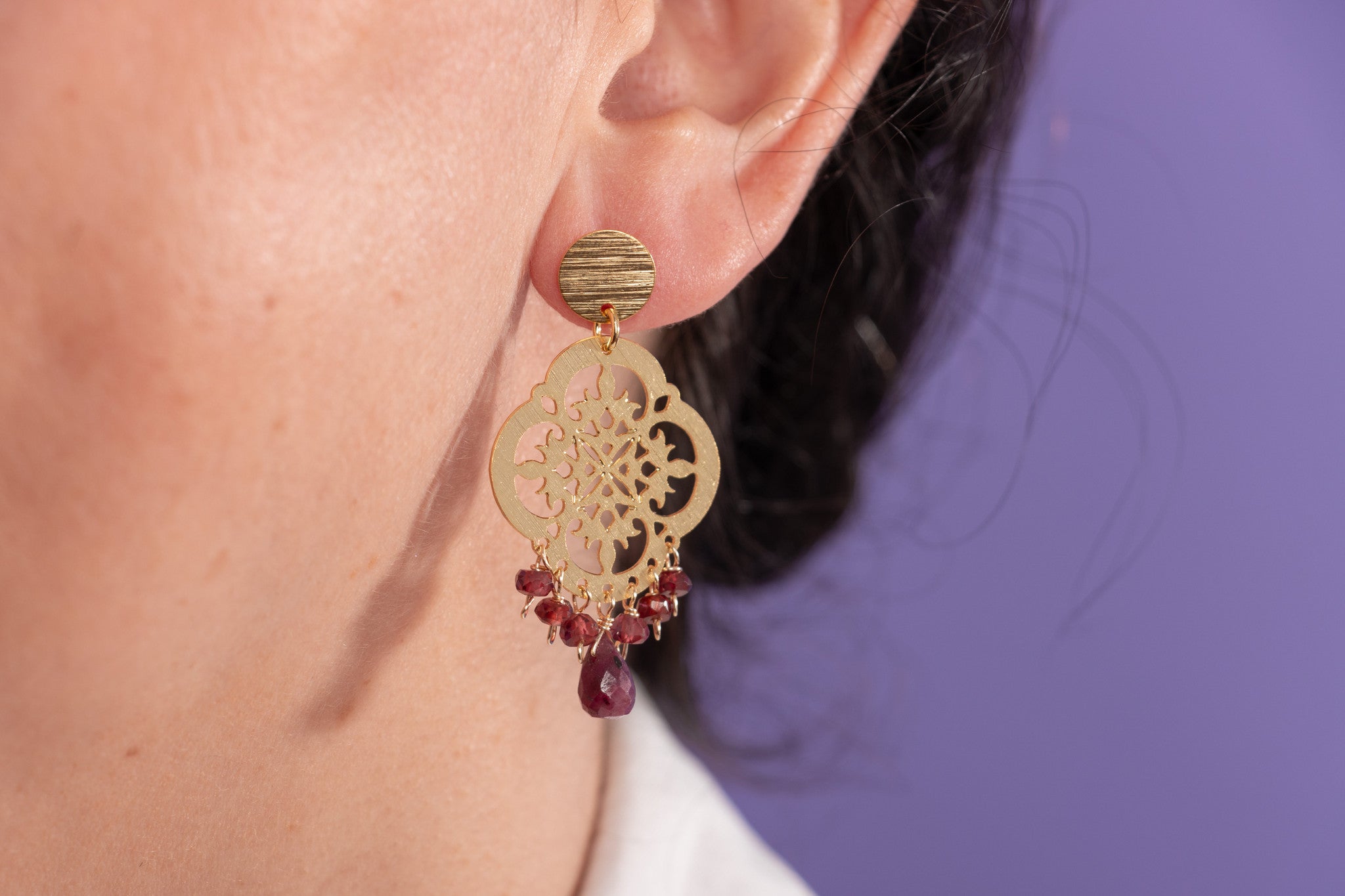 AROS CALADOS  DE  GRANATE