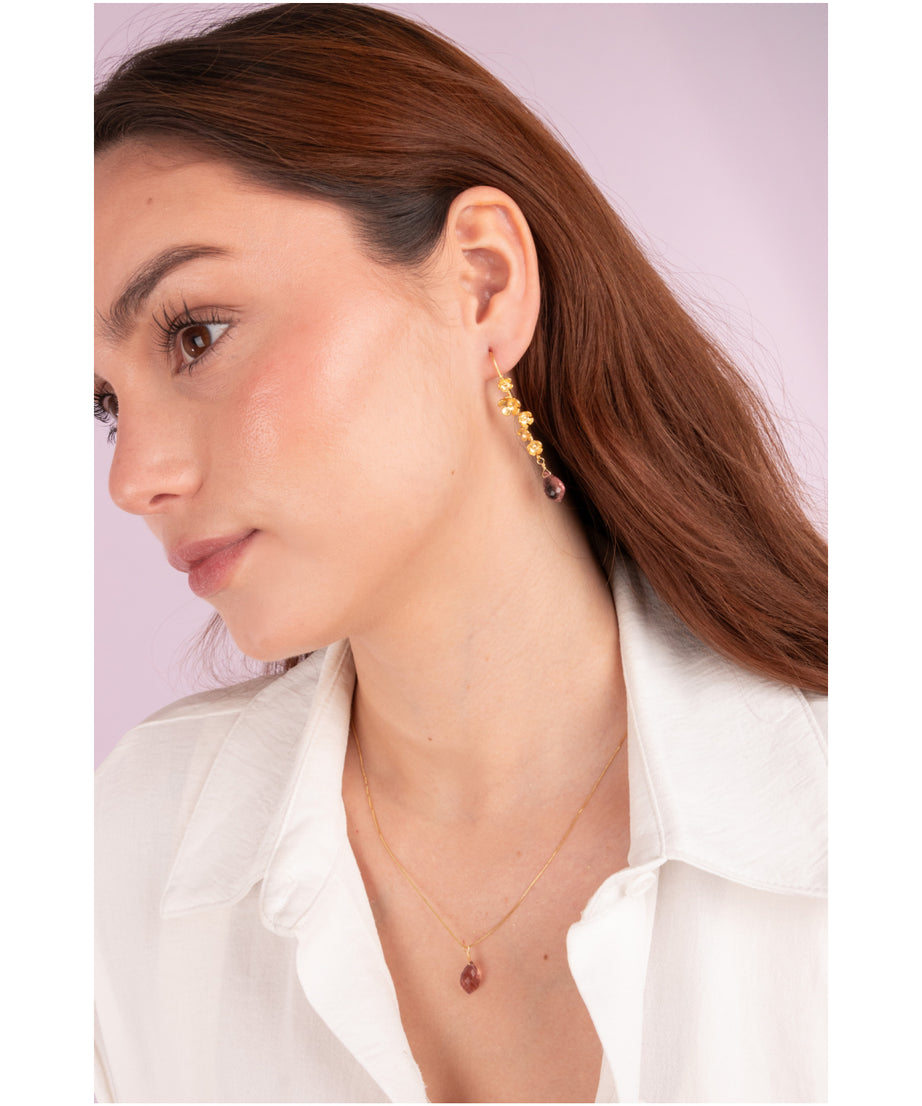 AROS FLORES DE CEREZO  Y  KUNZITA